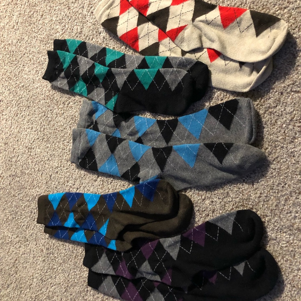 Women’s argyle dress socks